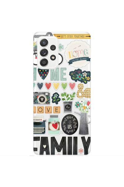 Other Samsung A33 Family love home Transparent Silicone TPU Θήκη