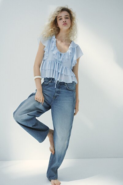 H&M Barrel High Waist Jeans