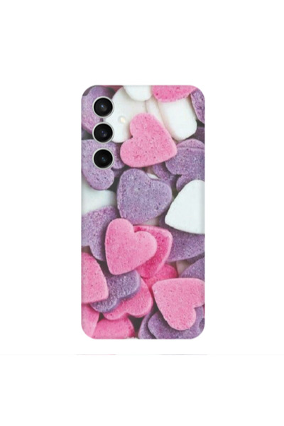Other Samsung S24 Plus Sponge Hearts Transparent Silicone TPU Θήκη