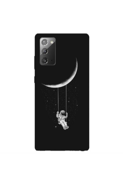 Other Samsung Note 20 Swing on the moon Transparent Silicone TPU Θήκη