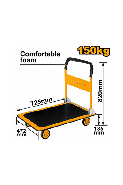 Ingco Katlanabilir Platform El Arabası 150kg