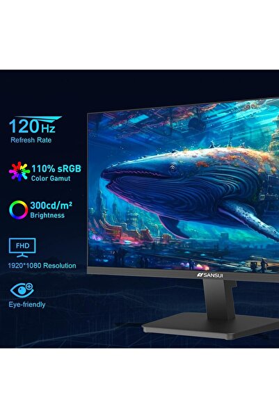 SANSUI 27 inch Full HD (1920x1080) Monitor OLKIEQZ AYYYYYYYYYO 221