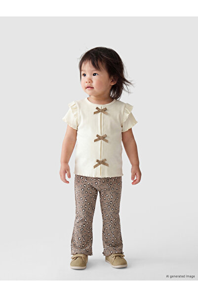 LC Waikiki Trendlucky Baby Girl Set with Bow Detail