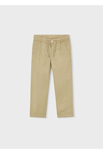 MAYORAL Boy's Poplin Trousers Beige