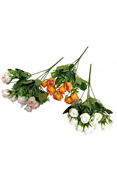 OEM Flori Artificiale Buchet Trandafiri Eucalipt Roz