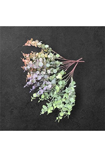 OEM Buchet Frunze Eucalipt 38cm 2/Set Verde Mov