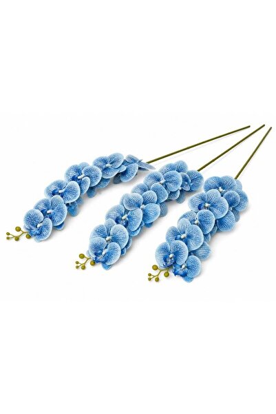 OEM Orhidee artificiala 15 flori 79 Bleu