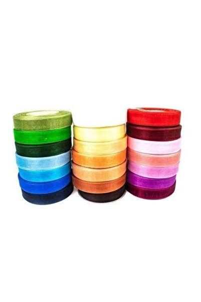 OEM Organza Ribbon 2 cm (Top Bottom Set of 3 pieces) Khaki