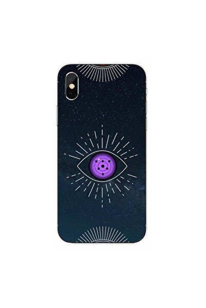 OEM Θήκη συμβατή με Apple iPhone XS από Σιλικόνη TPU με σχέδιο Μάτι Τομόε Ριν...