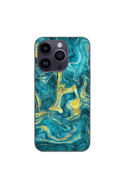 OEM Husa compatibila cu Apple iPhone 14 Pro Silicon Gel Tpu Model Abstract Ge...