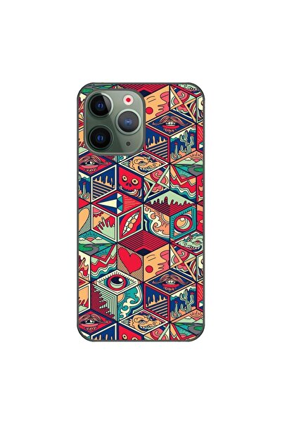 OEM Θήκη συμβατή με Apple iPhone 11 Pro από Σιλικόνη Gel TPU με Γεωμετρικό Σχ...