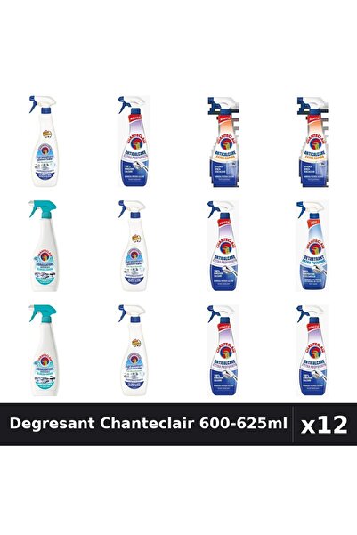 Chanteclair Set 12 Degresant Universal 600-625ml - Bicarbonat, Anticalcar, An...
