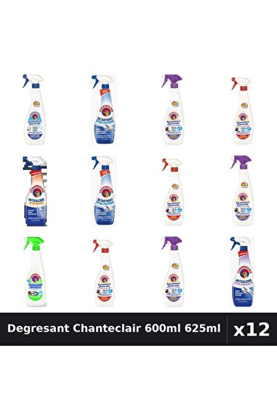 Chanteclair Set 12 Degresant Universal 600ml-625ml - 7 Arome, Bicarbonat, Lav...