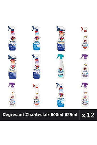 Chanteclair Set 12 Degresant Universal 600ml 625ml - 7 Arome, Anticalcar, Mar...