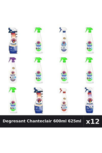 Chanteclair Set 12 Degresant Universal 600ml - 625ml - Lămâie, Bicarbonat, La...