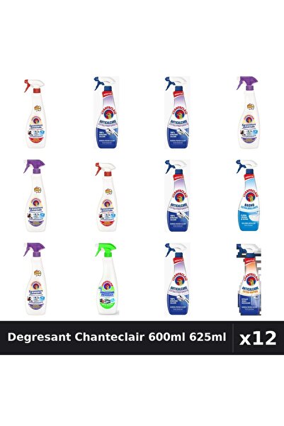 Chanteclair Set 12 Degresant Universal 600ml 625ml - Marsilia, Lavanda, Antic...