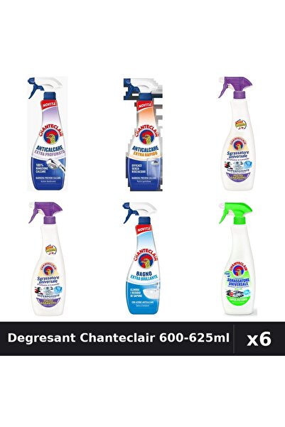 Chanteclair Set 6 Degresant Universal 600-625ml - Lavanda, Lămâie, Mosc, Anti...