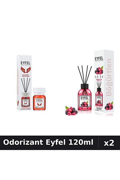 Eyfel Set 2 Odorizante Camera Betisoare - Red Dragon, Fructe Pădure 120ml