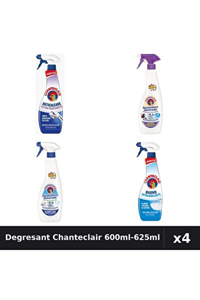 Chanteclair Set 4 Degresant Universal 600ml-625ml - Bicarbonat, Mosc Alb, Ant...