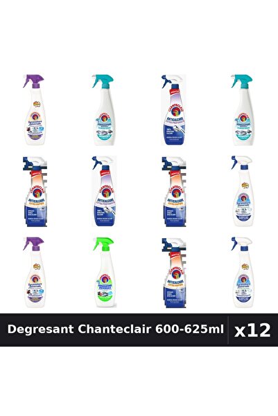 Chanteclair Set 12 Degresant Universal 600-625ml - Lavanda, Lamaie, Bicarbona...