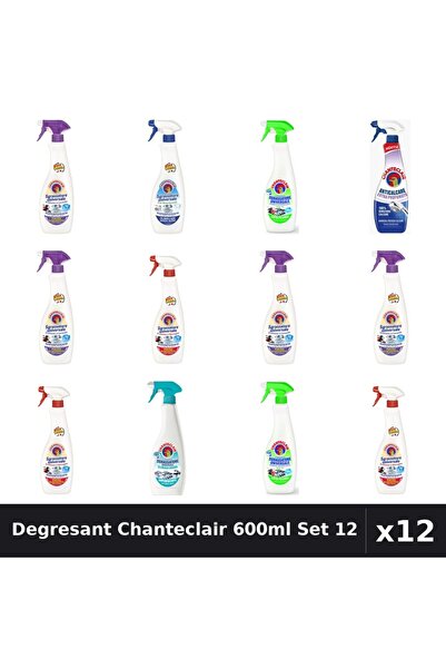 Chanteclair Set 12 Degresant Universal 600ml - Mosc, Lamaie, Marsilia, Lavanda
