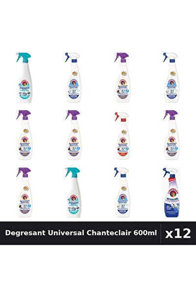 Chanteclair Set 12 Degresant Universal 600ml - 6 Arome, Bicarbonat, Lavanda, ...