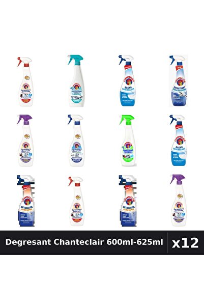 Chanteclair Set 12 Degresant Universal 600ml-625ml - 9 Arome, Anticalcar, Det...