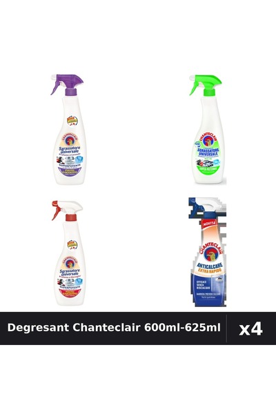 Chanteclair Set 4 Degresant Universal 600ml-625ml - Mosc, Lamaie, Marsilia, A...