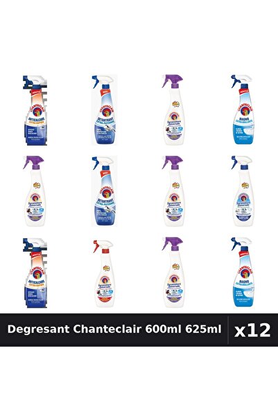 Chanteclair Set 12 Degresant Universal 600ml-625ml - 6 Arome, Anticalcar, Det...