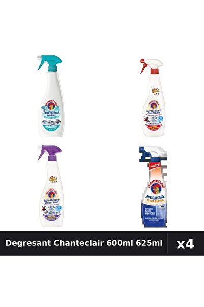 Chanteclair Set 4 Degresant Universal 600ml + Anticalcar 625ml - Anti-Miros, ...