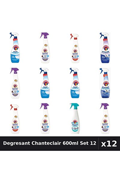 Chanteclair Set 12 Degresant Universal 600ml - Lavanda, Marsilia, Mosc - Cura...