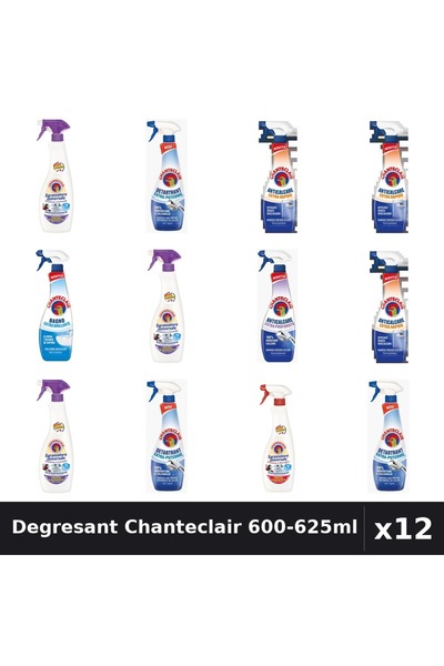 Chanteclair Set 12 Degresant Universal 600-625ml - Mosc, Lavanda, Marsilia, A...