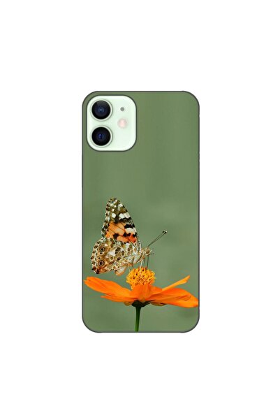 OEM Husa compatibila cu Apple iPhone 12 Mini Silicon Gel Tpu Model Fluture