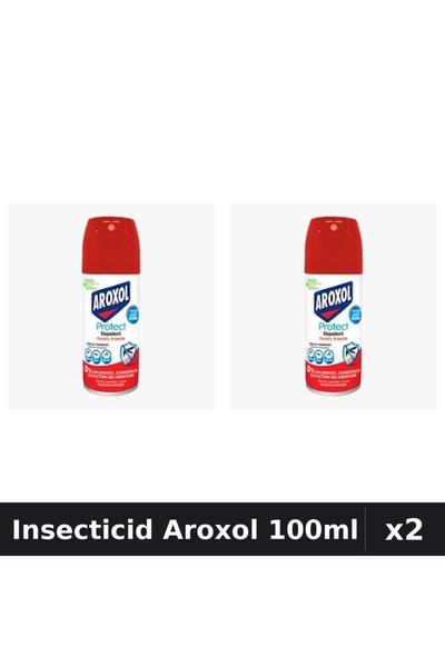Aroxol Set 2 Spray Insecticid 100ml - Anti Gandaci, Tantari, Muste - Protectie