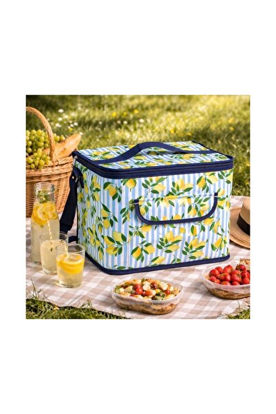 OEM Geanta Termica cu Lamaie 31x21x20cm - 14L, Ideal pentru Utilizare Zilnică