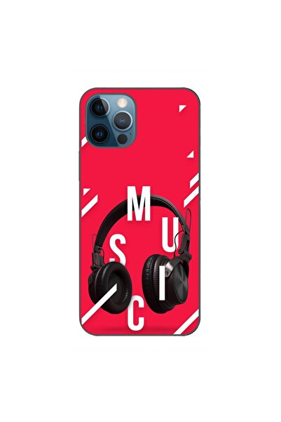 OEM Husa compatibila cu Apple iPhone 12 Pro Max Silicon Gel Tpu Model Music H...