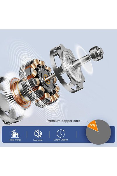 HI-FINE (cc24)Oscillating Wall Mount Fan with Pull Chain and Knob Control, 16 Inch Industrial Wall Fan