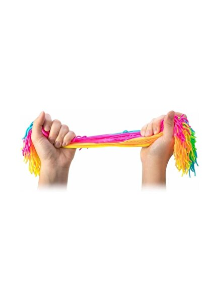 Needoh Tăiței Squishy Ramen Neon, Jucărie Antistres Elastică, Tăiței Extensib...
