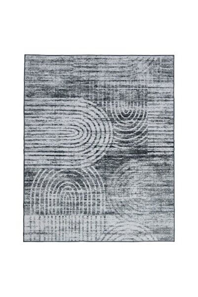 OEM Modern Carpet, 160x200cm, Non-slip, Grey, Polyester, Easy Clean, Washable...