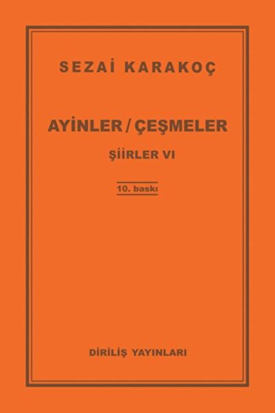 Diriliş Yayınları Şiirler 6 - Ayinler Çeşmeler