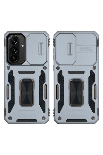 Sonique Θήκη Ring Armor CamShield για Samsung Galaxy A37 5G Γκρι