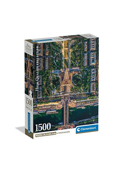 CLEMENTONI Παζλ High Quality Collection Πάνω Από Το Παρίσι 1500 τμχ - Compact...