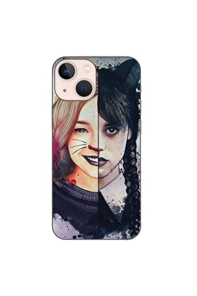 OEM Husa compatibila cu Apple iPhone 13 Mini Silicon Gel Tpu Model Wednesday ...
