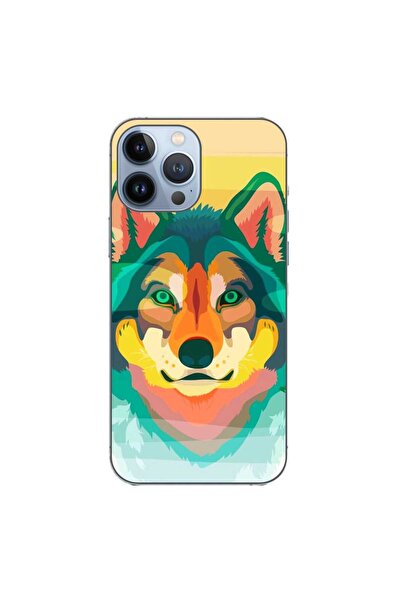 OEM Husa compatibila cu Apple iPhone 13 Pro Max Silicon Gel Tpu Model Desen Lup