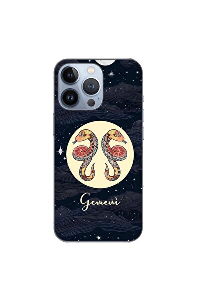 OEM Калъф, съвместим с Apple iPhone 13 Pro, силиконов гел TPU, с шарка Хороск...