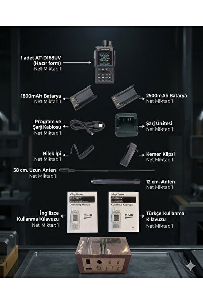 AT-D168 DMR EL TELSİZİ