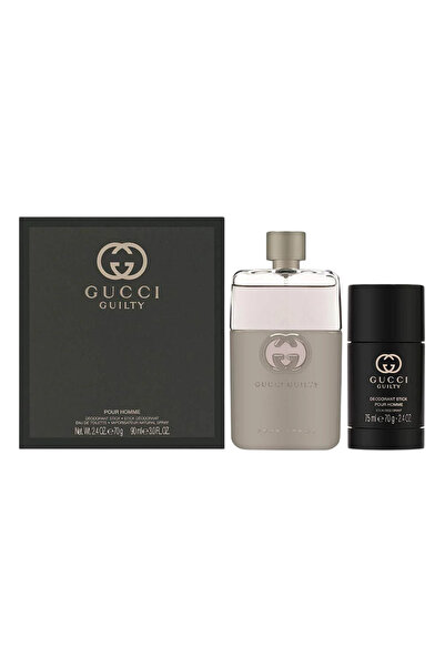 Gucci Σετ Gucci: Guilty, Eau De Toilette, Για Άνδρες, 90 ml + Guilty, Αποσμητ...