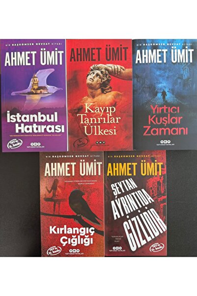 Yapı Kredi Yayınları Ahmet Ümit - 5'li Set - İstanbul Hatırası/ Kırlangıç Çığ...