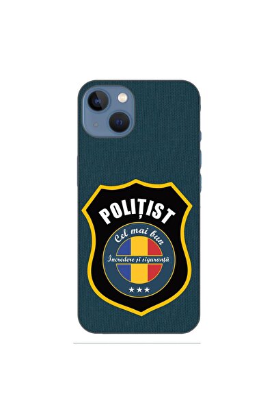 OEM Husa compatibila cu Apple iPhone 13 Silicon Gel Tpu Model Politist