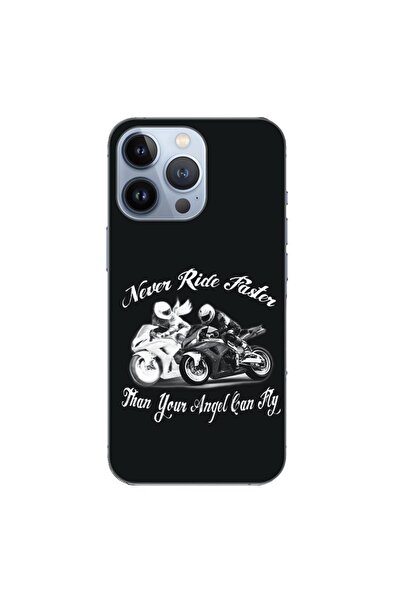OEM Husa compatibila cu Apple iPhone 13 Pro Silicon Gel Tpu Model Never Ride ...